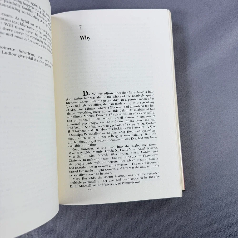 Flora Rheta Schreiber Sybil Hardcover 1973 1st Ed Psychology True Story Memoir